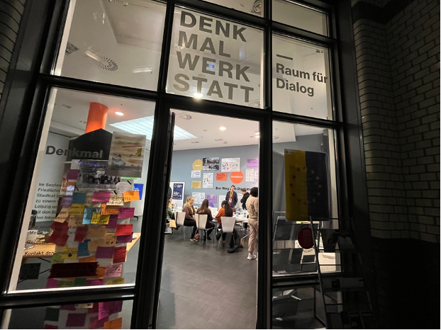 Ankommen im SSM-Office: Denkmalwerkstatt der Stiftung friedliche Revolution